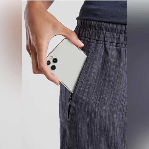 ATHLETA Retreat Linen High Rise Wide Leg Pant - Picture 4 of 14